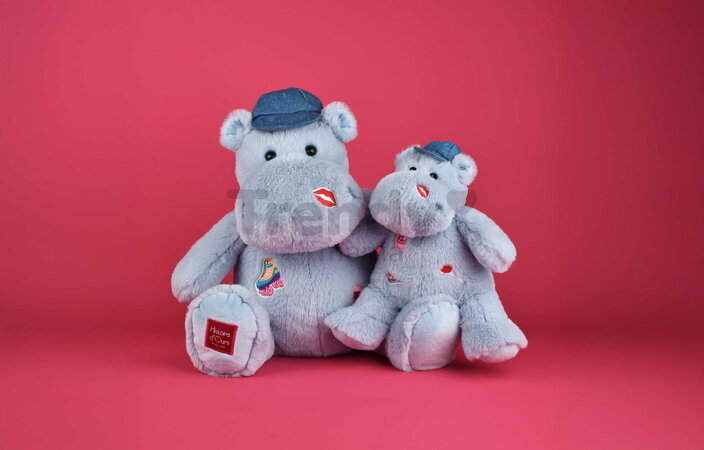 Plyšový hrošík so šiltovkou Cali Dreamin' Hippo Histoire d’ Ours modrý 20 cm od 0 mes