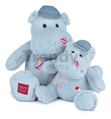 Plyšový hrošík so šiltovkou Cali Dreamin' Hippo Histoire d’ Ours modrý 20 cm od 0 mes