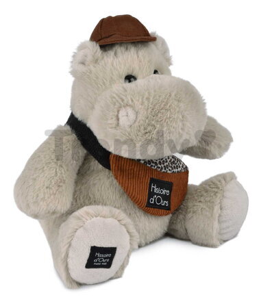 Plyšový hrošík s ľadvinkou Hello Brook! Hippo Histoire d’ Ours béžový 20 cm od 0 mes