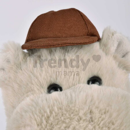 Plyšový hrošík s ľadvinkou Hello Brook! Hippo Histoire d’ Ours béžový 20 cm od 0 mes