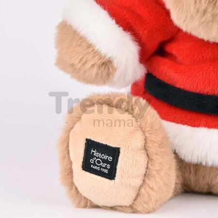 Plyšový hrošík s vianočnou čiapkou Kris Hug Hippo Histoire d’ Ours hnedý 20 cm od 0 mes