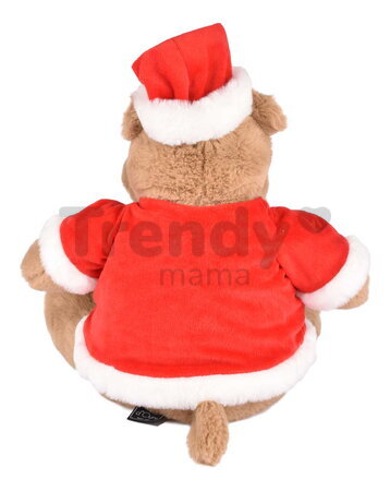 Plyšový hrošík s vianočnou čiapkou Kris Hug Hippo Histoire d’ Ours hnedý 38 cm od 0 mes