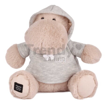 Plyšový hrošík s mikinou Chilly Max Hippo Histoire d’ Ours béžový 20 cm od 0 mes