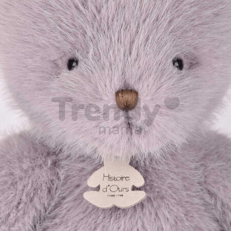 Plyšový medvedík Clémentin Lavender Gray Histoire d’ Ours sivý 38 cm od 0 mes
