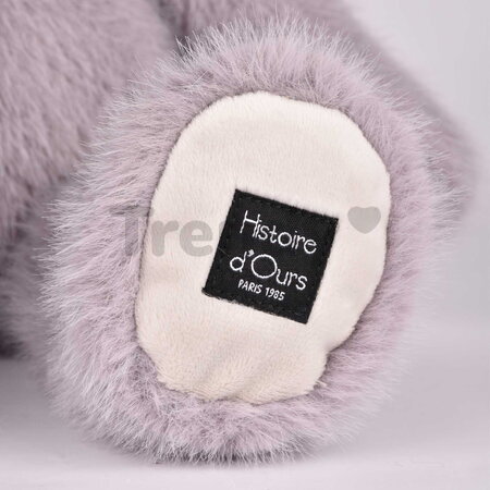 Plyšový medvedík Clémentin Lavender Gray Histoire d’ Ours sivý 38 cm od 0 mes