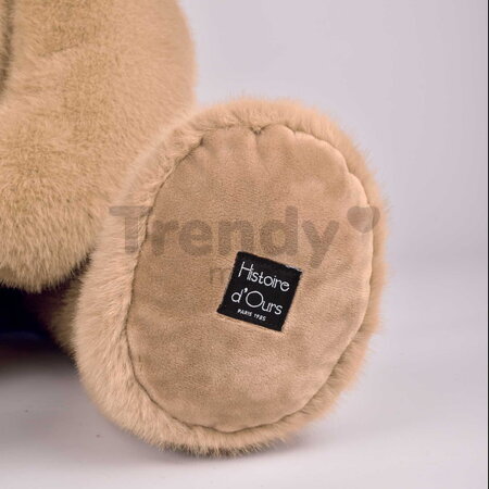Veľký plyšový medveď Clémentin Honey Almond Histoire d’ Ours béžový 80 cm od 0 mes