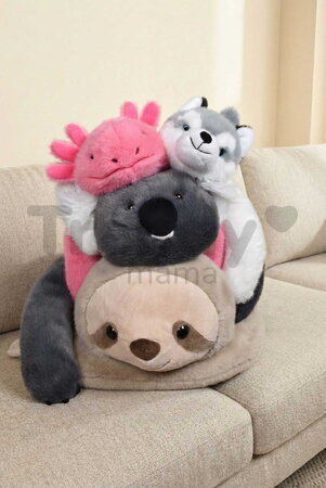 Plyšová koala na objímanie Koala Weighted Plush Toy The Glue Pots Histoire d’ Ours sivá 75 cm od 24 mes HO3431