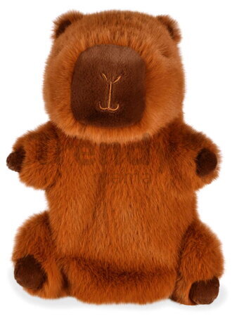 Plyšová kapybara na bábkové divadlo Capybara Hand Puppet The Glue Pots Histoire d’ Ours hnedá 24 cm od 0 mes HO3401