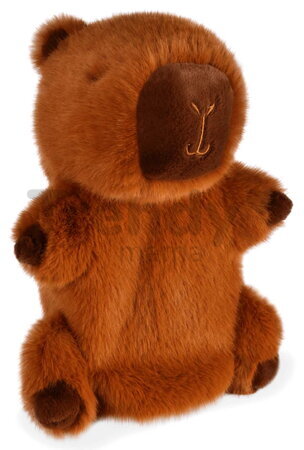 Plyšová kapybara na bábkové divadlo Capybara Hand Puppet The Glue Pots Histoire d’ Ours hnedá 24 cm od 0 mes HO3401