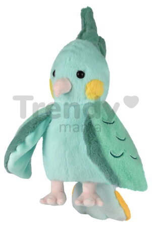 Plyšový papagáj na bábkové divadlo Parrot Hand Puppet The Glue Pots Histoire d’ Ours tyrkysový 24 cm od 0 mes HO3404