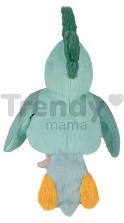 Plyšový papagáj na bábkové divadlo Parrot Hand Puppet The Glue Pots Histoire d’ Ours tyrkysový 24 cm od 0 mes HO3404