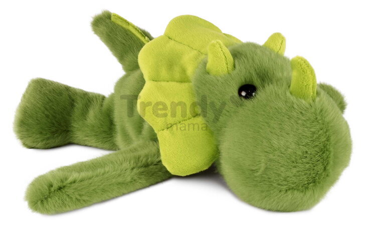 Plyšový dinosaurus na zápästie Dino Bracelet Slap The Glue Pots Histoire d’ Ours zelený 25 cm od 24 mes HO3412