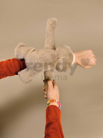 Plyšový leňochod na zápästie Sloth Bracelet Slap The Glue Pots Histoire d’ Ours hnedý 25 cm od 24 mes HO3414