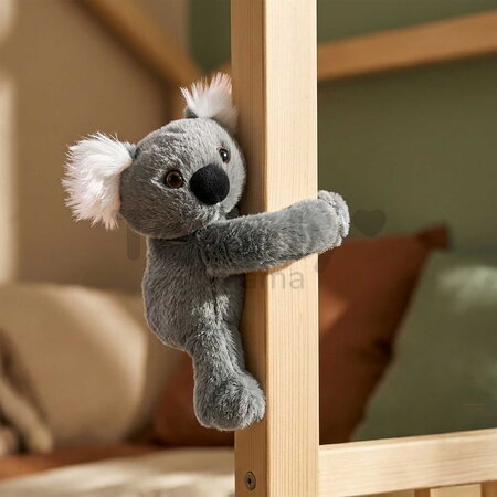 Plyšová koala na zápästie Koala Bracelet Slap The Glue Pots Histoire d’ Ours sivá 25 cm od 24 mes HO3415