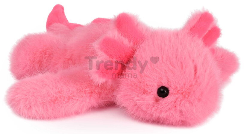 Plyšový axolotl na zápästie Axolotl Bracelet Slap The Glue Pots Histoire d’ Ours ružový 25 cm od 24 mes HO3419