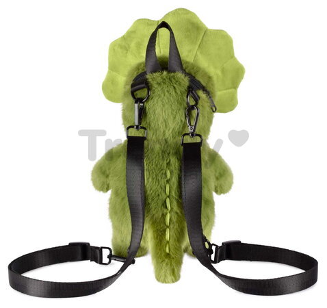 Plyšový batoh Dinosaurus Dino Backpack The Glue Pots Histoire d’ Ours s popruhmi zelený 28 cm od 24 mes HO3427
