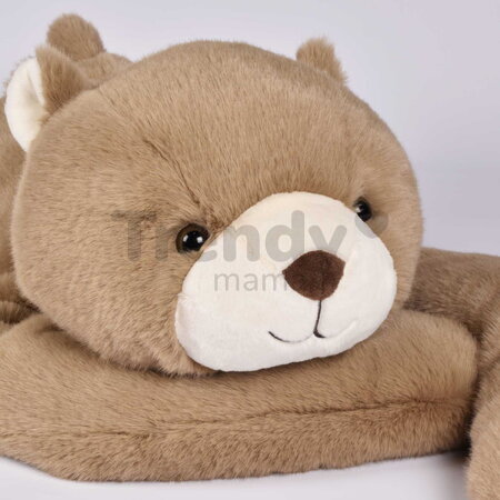 Plyšový medveď na objímanie Bear Weighted Plush Toy The Glue Pots Histoire d’ Ours hnedý 75 cm od 24 mes HO3430