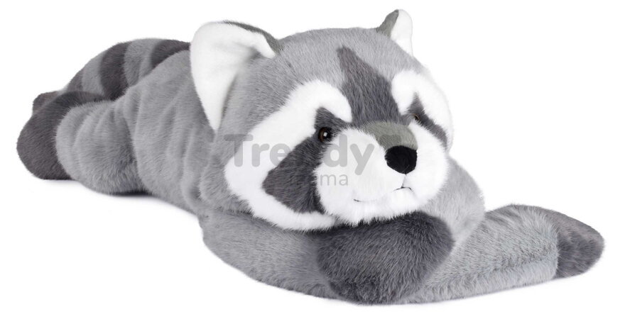 Plyšový medvedík čistotný na objímanie Raccoon Weighted Plush Toy The Glue Pots Histoire d’ Ours sivý 75 cm od 24 mes HO3433