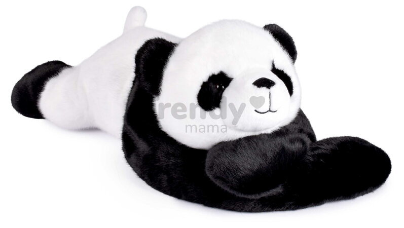 Plyšová panda na objímanie Panda Weighted Plush Toy The Glue Pots Histoire d’ Ours čierno-biela 75 cm od 24 mes HO3434