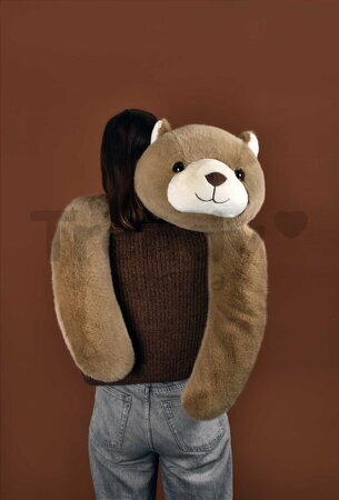 Plyšový macko na objímanie Bear Weighted Plush Toy The Glue Pots Histoire d’ Ours hnedý 100 cm od 24 mes HO3436