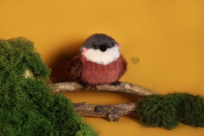 Plyšový vtáčik vrabček Sparrow Les Cui-Cui Paradis Histoire d’ Ours hnedo-sivý 15 cm od 0 mes HO3441