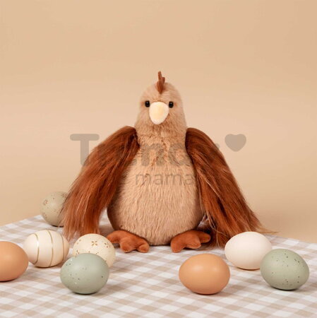 Plyšová sliepočka Redhead Plush Chicken Les Poulettes Histoire d’ Ours hnedá 20 cm od 0 mes HO3444