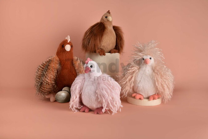 Plyšová sliepočka Redhead Plush Chicken Les Poulettes Histoire d’ Ours hnedá 20 cm od 0 mes HO3444
