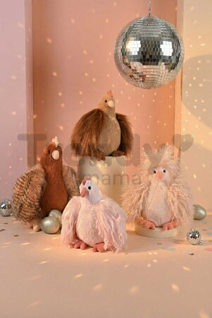 Plyšová sliepočka Redhead Plush Chicken Les Poulettes Histoire d’ Ours hnedá 20 cm od 0 mes HO3444