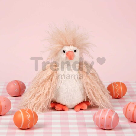 Plyšová sliepočka Frizz Plush Chicken Les Poulettes Histoire d’ Ours béžová 20 cm od 0 mes HO3446