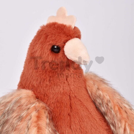 Plyšová sliepočka so zlatými vajíčkami Plush Chicken Les Poulettes Histoire d’ Ours hnedá 28 cm od 0 mes HO3447