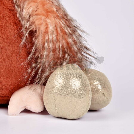 Plyšová sliepočka so zlatými vajíčkami Plush Chicken Les Poulettes Histoire d’ Ours hnedá 28 cm od 0 mes HO3447