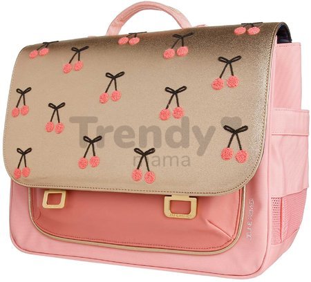Školská aktovka It Bag Midi Cherry Pompon Jeune Premier ergonomická luxusné prevedenie 30*38 cm