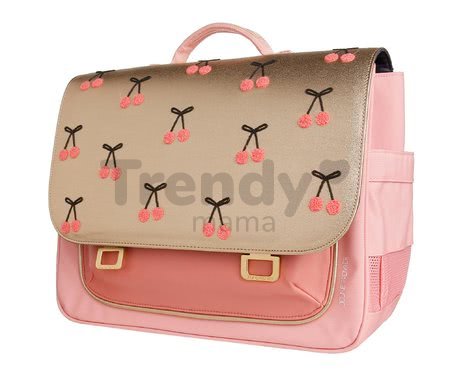 Školská aktovka It bag Midi Cherry Pompon Jeune Premier ergonomická luxusné prevedenie 30*38 cm
