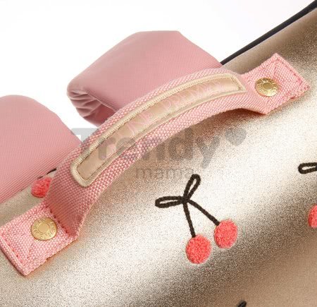 Školská aktovka It bag Midi Cherry Pompon Jeune Premier ergonomická luxusné prevedenie 30*38 cm
