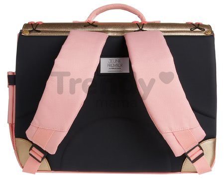 Školská aktovka It bag Midi Cherry Pompon Jeune Premier ergonomická luxusné prevedenie 30*38 cm