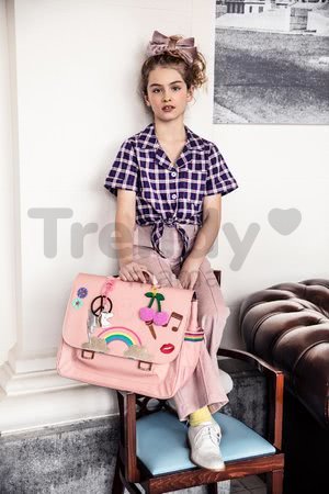 Školská aktovka It Bag Midi Lady Gadget Pink Jeune Premier ergonomická luxusné prevedenie 30*38 cm