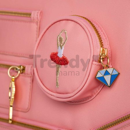 Geantă școlară It Bag Midi Jewellery Box Pink Jeune Premier construcție ergonomic-lux 30*38 cm