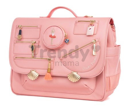 Geantă școlară It Bag Midi Jewellery Box Pink Jeune Premier construcție ergonomic-lux 30*38 cm
