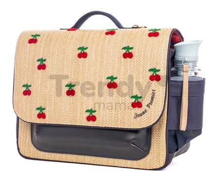 Školská aktovka It Bag Midi Raffia Cherry Jeune Premier ergonomická luxusné prevedenie 30*38 cm