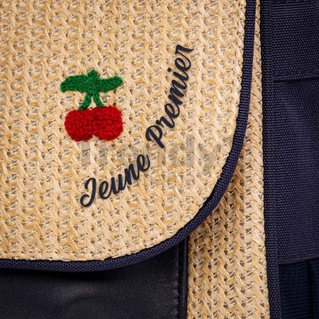 Školská aktovka It Bag Midi Raffia Cherry Jeune Premier ergonomická luxusné prevedenie 30*38 cm