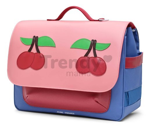 Školská aktovka It Bag Midi Cherry Pink Jeune Premier ergonomická luxusné prevedenie 30*38 cm