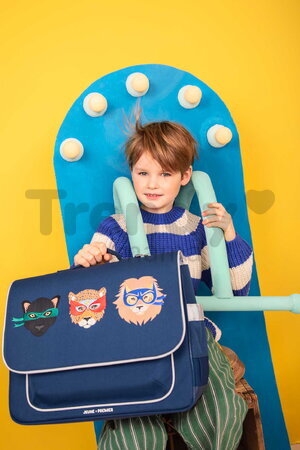 Školská aktovka It Bag Midi Supercats Jeune Premier ergonomická luxusné prevedenie 30*38 cm