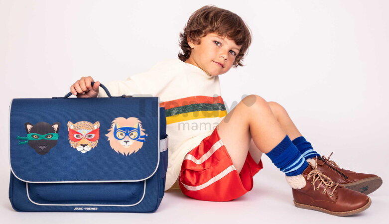 Školská aktovka It Bag Midi Supercats Jeune Premier ergonomická luxusné prevedenie 30*38 cm