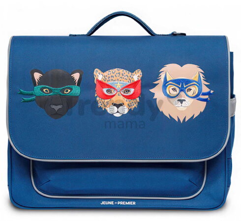 Školská aktovka It Bag Midi Supercats Jeune Premier ergonomická luxusné prevedenie 30*38 cm