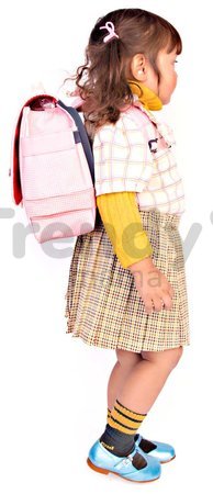 Školská aktovka It Bag Mini Vichy Love Pink Jeune Premier ergonomická luxusné prevedenie 27*32 cm