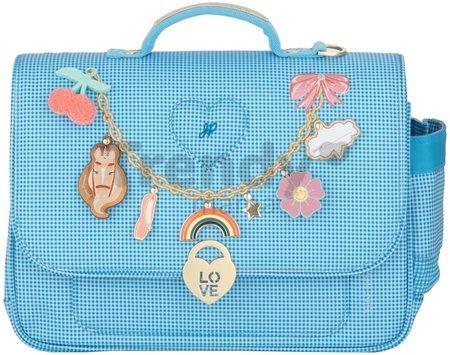 Školská aktovka It Bag Mini Vichy Love Blue Jeune Premier ergonomická luxusné prevedenie 27*32 cm