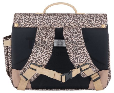 Školská aktovka It Bag Mini Leopard Cherry Jeune Premier ergonomická luxusné prevedenie 27*32 cm