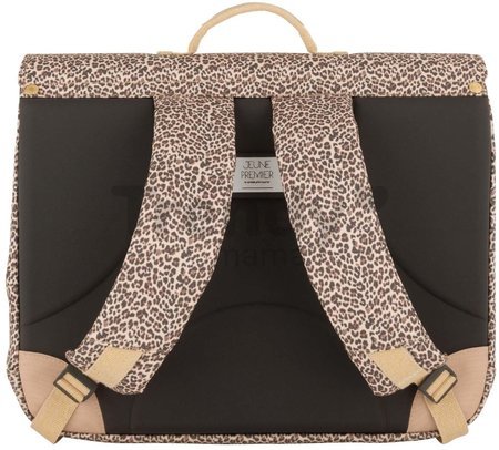 Školská aktovka It Bag Maxi Leopard Cherry Jeune Premier ergonomická luxusné prevedenie 35*41 cm