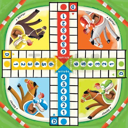 Spoločenská hra Ludo Game Set Snakes&Ladder Janod vo francúzštine od 5 rokov