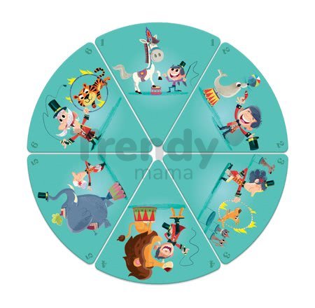 Spoločenská hra Family Circus Janod v angličtine od 4 rokov